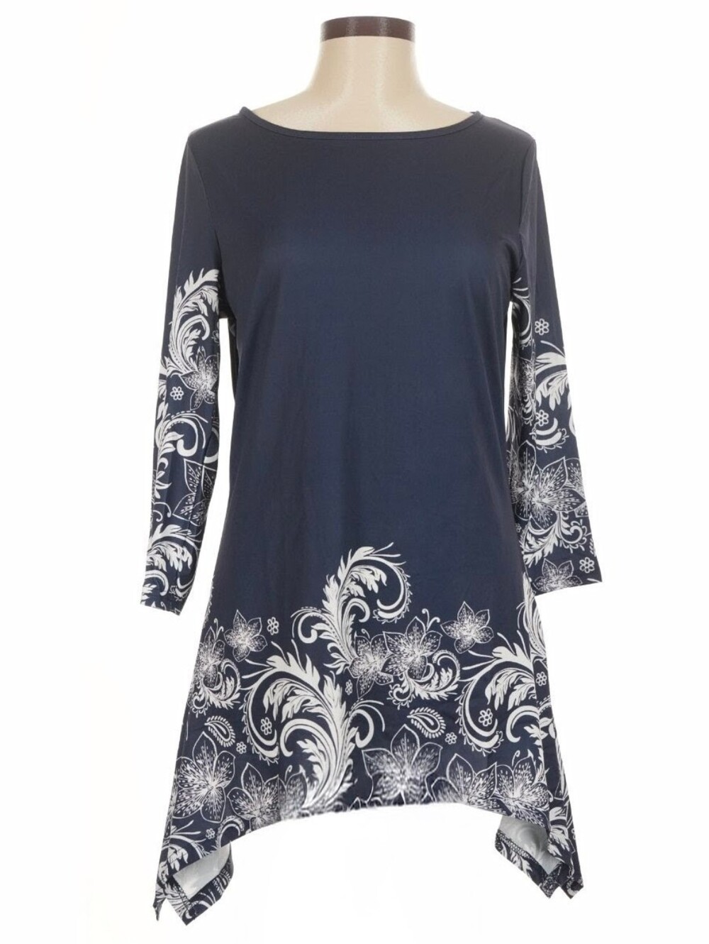 Lily by Firmiana Asymmetrical Paisley Print Tunic - Med - NWT